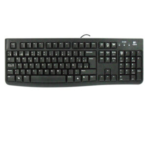 Teclado Logitech K120, USB, Español, Silencioso. Producto en Caja, Funcionalidad Estandar.