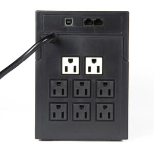 UPS Interactivo Elise Fase, AUR-1000-LCD-USB, 1000 VA / 600 W, Puerto inteligente USB-HID.