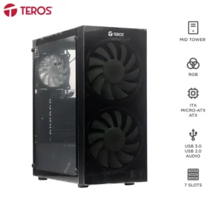 CASE GM ATX TE1333 BLACK