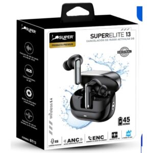 Super Super Elite 13 Cancelación de Ruido Activa 48dB (ANC/ENC - X6 llamadas perfectas - 45h música)