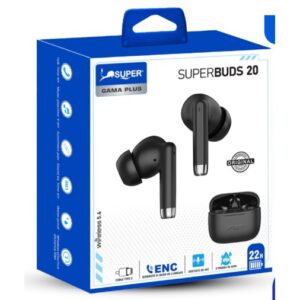 Super Super Buds 20 Wireless 5.4 (ENC - 22h música)