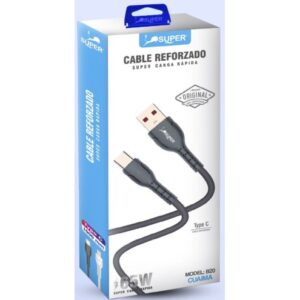 Super Cable de Carga Reforzada Tipo C Modelo B20 (65W)