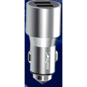 Super Cargador de Auto Tyler 100% Metal Dual USB Type-C (30W - 4.5A)