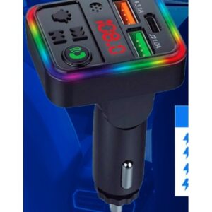 Super Car Wireless Viajero Triple USB con Radio FM (45W - Auto ID)