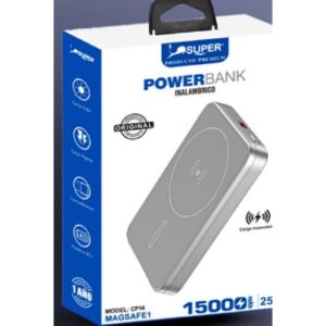 Super Power Bank Magsafe1 15000mAh inalámbrico (25W)