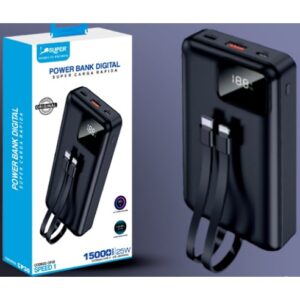 Super Power Bank Digital Speed 1 15000mAh (25W)
