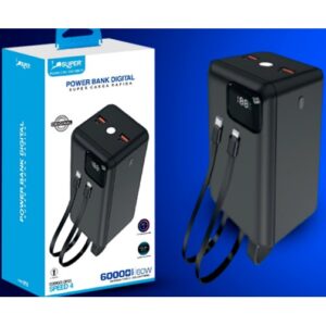 Super Power Bank Digital Speed 4 60000mAh (60W)
