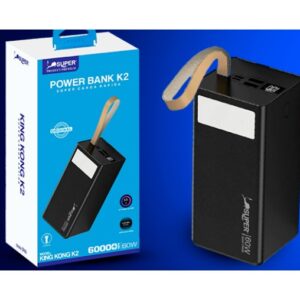 Super Power Bank K2 (King Kong K2) 60000mAh (60W)