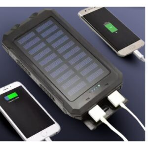 ITECH Power Bank 20000mAh con Panel Solar (linterna led)