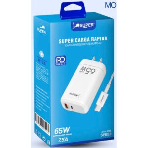 Super Cargador Speed Tipo C-C (65W)