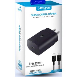 Super Cargador Galaxy S23 Tipo C-C (25W)