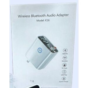 ITECH Cargador + Adaptador Bluetooth de Audio inalámbrico (Modelo K16)
