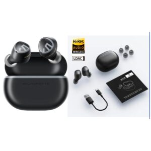 Soundpeats Audífono Bluetooth Soundpeats Mini HS (ANC - BT 5.3 - 36h - Hi-Res LDAC)