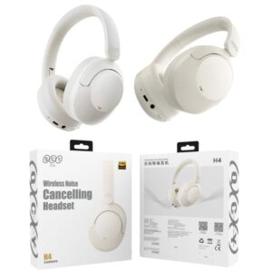 QCY Bluetooth QCY H4 con Cancelación de Ruido (BT 5.2 - hasta 70hrs - aux 3.5mm - original)