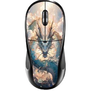 Micronics Mouse Dragón Dual BT-Wifi Micronics con diseño (bluetooth/wireless - 100-1200 DPI)