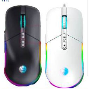 Cybertel Mouse Cybertel Haiku Gamer 7 Botones RGB conexión USB (DPI hasta 7200 - cable nylon 1.5m)