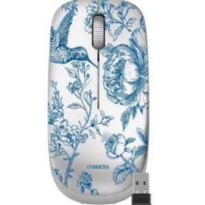 Cybertel Mouse Office Cybertel Printed diseño floral (1000 DPI - 2.4Ghz)
