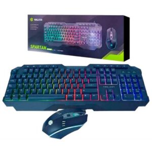 Halion Kit Gamer Halion Spartan Teclado + Mouse (114 teclas - 800/1200/1600 DPI)