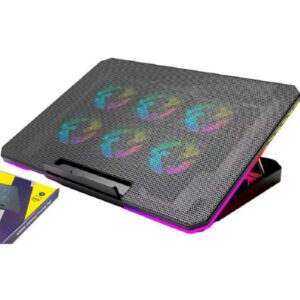 Hochi Cooler Hochi X8 6 Ventiladores con Luces RGB (hasta 17 pulgadas)